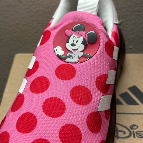 adidas Kids Sneakers with Pink and Red Polka Dots - Picture 5 of 17